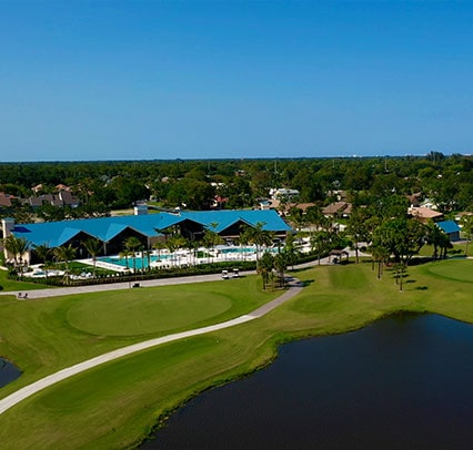 aerial of the east pointe community